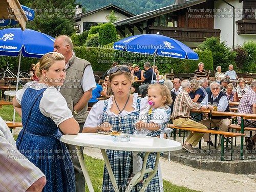 Gartenfest 2014 der Musikkapelle Wössen im Kurpark Unterwössen