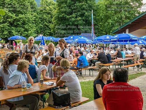 Gartenfest 2014 der Musikkapelle Wössen im Kurpark Unterwössen