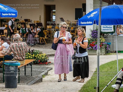 Gartenfest 2014 der Musikkapelle Wössen im Kurpark Unterwössen