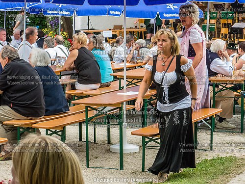 Gartenfest 2014 der Musikkapelle Wössen im Kurpark Unterwössen
