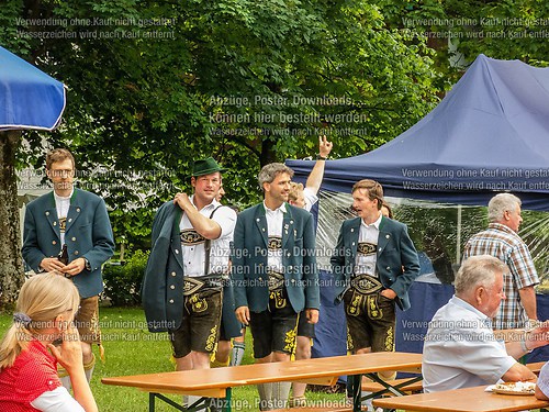 Gartenfest 2014 der Musikkapelle Wössen im Kurpark Unterwössen