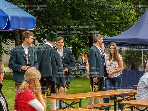 Gartenfest 2014 der Musikkapelle Wössen im Kurpark Unterwössen