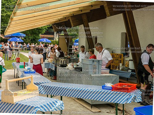 Gartenfest 2014 der Musikkapelle Wössen im Kurpark Unterwössen