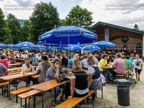 Gartenfest 2014 der Musikkapelle Wössen im Kurpark Unterwössen