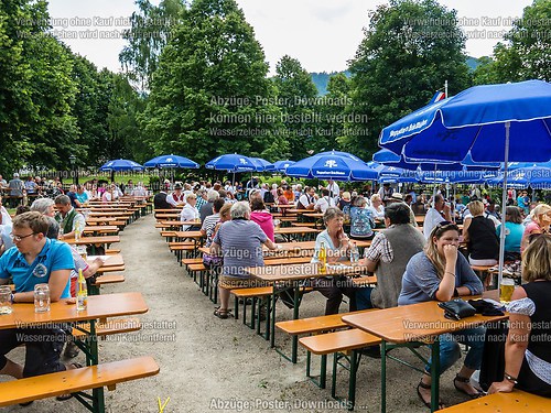 Gartenfest 2014 der Musikkapelle Wössen im Kurpark Unterwössen