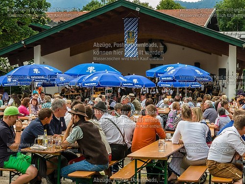 Gartenfest 2014 der Musikkapelle Wössen im Kurpark Unterwössen