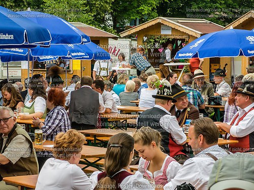 Gartenfest 2014 der Musikkapelle Wössen im Kurpark Unterwössen