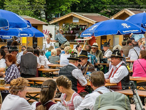 Gartenfest 2014 der Musikkapelle Wössen im Kurpark Unterwössen