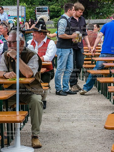 Gartenfest 2014 der Musikkapelle Wössen im Kurpark Unterwössen