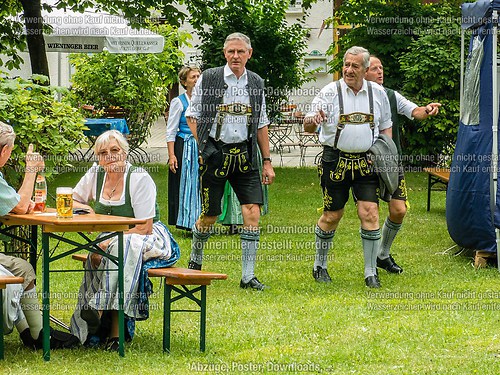 Gartenfest 2014 der Musikkapelle Wössen im Kurpark Unterwössen