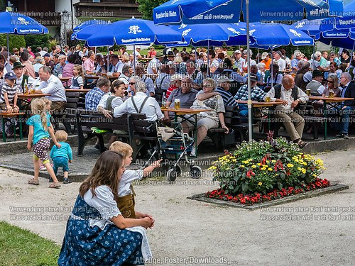 Gartenfest 2014 der Musikkapelle Wössen im Kurpark Unterwössen