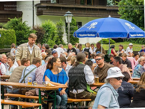 Gartenfest 2014 der Musikkapelle Wössen im Kurpark Unterwössen