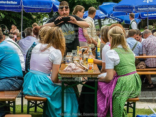 Gartenfest 2014 der Musikkapelle Wössen im Kurpark Unterwössen