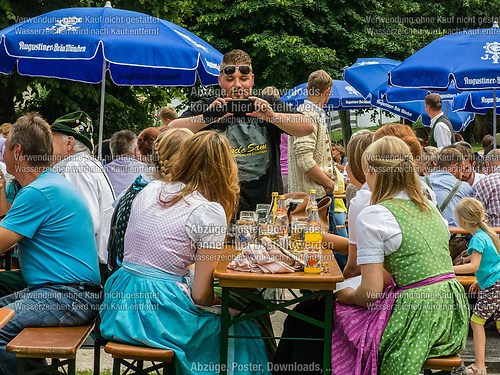 Gartenfest 2014 der Musikkapelle Wössen im Kurpark Unterwössen