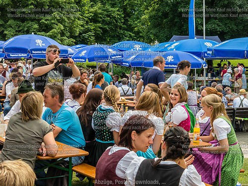 Gartenfest 2014 der Musikkapelle Wössen im Kurpark Unterwössen