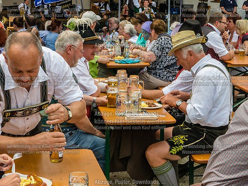 Gartenfest 2014 der Musikkapelle Wössen im Kurpark Unterwössen