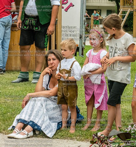 Gartenfest 2014 der Musikkapelle Wössen im Kurpark Unterwössen