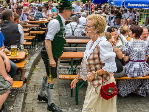 Gartenfest 2014 der Musikkapelle Wössen im Kurpark Unterwössen