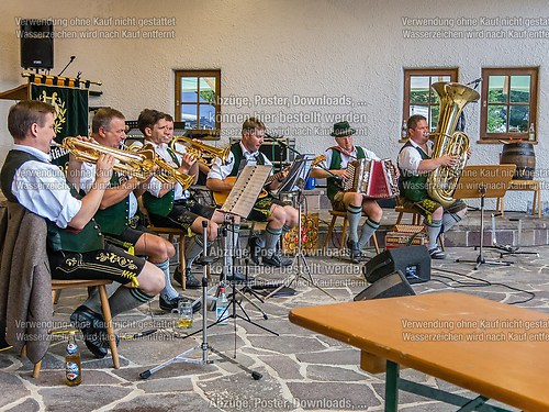 Gartenfest 2014 der Musikkapelle Wössen im Kurpark Unterwössen