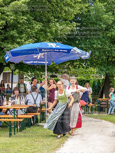 Gartenfest 2014 der Musikkapelle Wössen im Kurpark Unterwössen