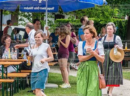 Gartenfest 2014 der Musikkapelle Wössen im Kurpark Unterwössen