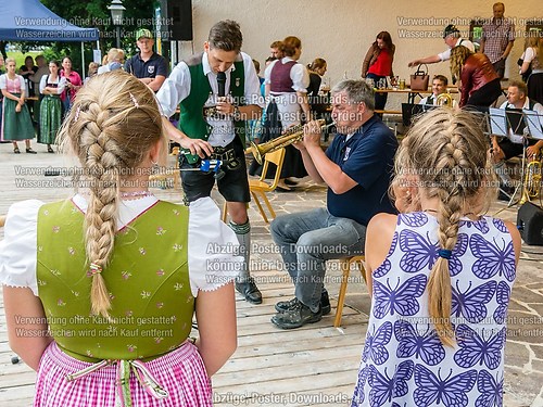 Gartenfest 2014 der Musikkapelle Wössen im Kurpark Unterwössen