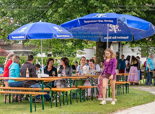 Gartenfest 2014 der Musikkapelle Wössen im Kurpark Unterwössen