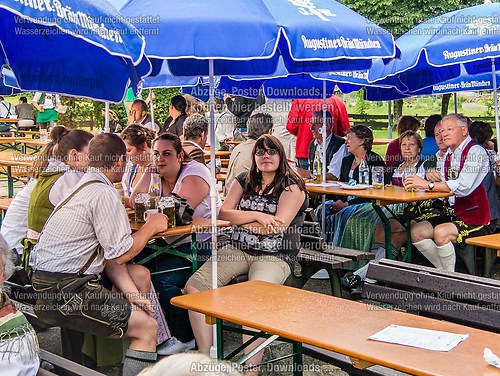 Gartenfest 2014 der Musikkapelle Wössen im Kurpark Unterwössen