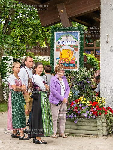 Gartenfest 2014 der Musikkapelle Wössen im Kurpark Unterwössen