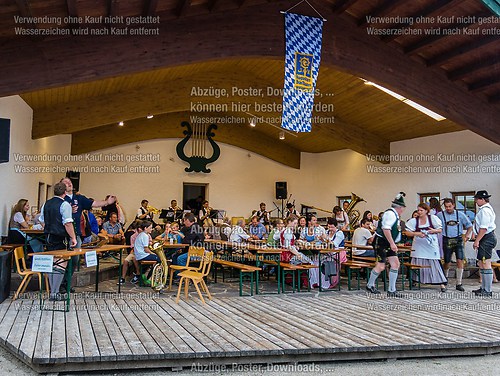 Gartenfest 2014 der Musikkapelle Wössen im Kurpark Unterwössen