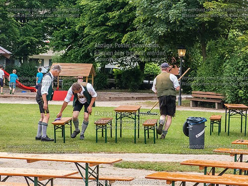 Gartenfest 2014 der Musikkapelle Wössen im Kurpark Unterwössen