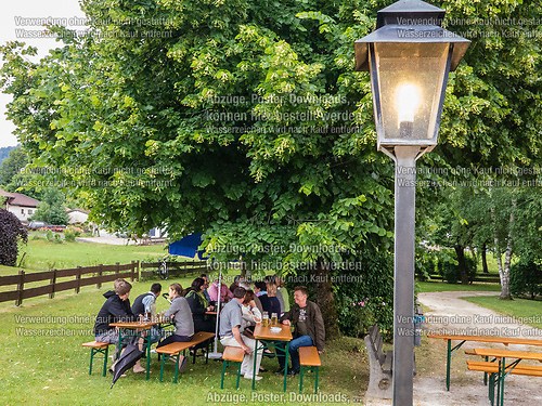 Gartenfest 2014 der Musikkapelle Wössen im Kurpark Unterwössen