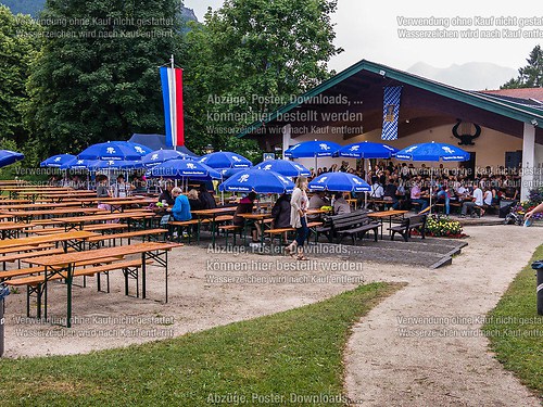 Gartenfest 2014 der Musikkapelle Wössen im Kurpark Unterwössen