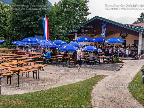 Gartenfest 2014 der Musikkapelle Wössen im Kurpark Unterwössen