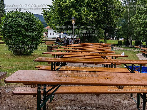 Gartenfest 2014 der Musikkapelle Wössen im Kurpark Unterwössen