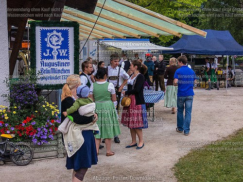 Gartenfest 2014 der Musikkapelle Wössen im Kurpark Unterwössen