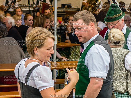 Gartenfest 2014 der Musikkapelle Wössen im Kurpark Unterwössen