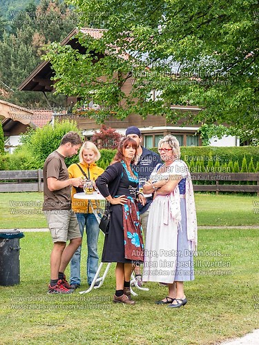 Gartenfest 2014 der Musikkapelle Wössen im Kurpark Unterwössen