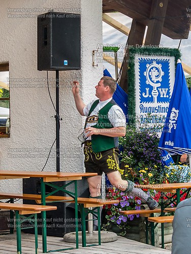 Gartenfest 2014 der Musikkapelle Wössen im Kurpark Unterwössen