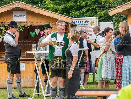 Gartenfest 2014 der Musikkapelle Wössen im Kurpark Unterwössen