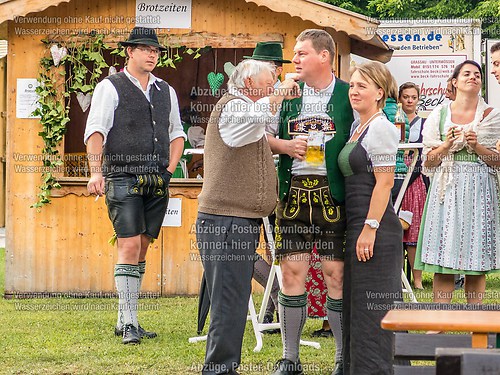 Gartenfest 2014 der Musikkapelle Wössen im Kurpark Unterwössen