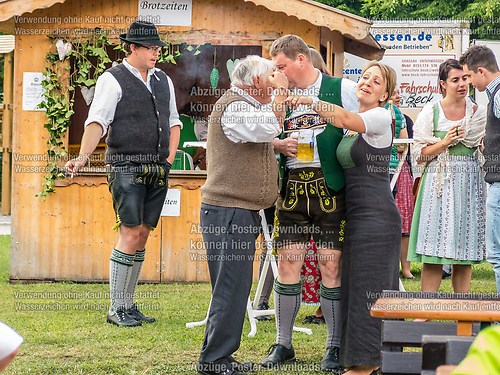 Gartenfest 2014 der Musikkapelle Wössen im Kurpark Unterwössen