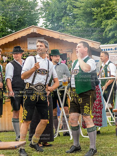 Gartenfest 2014 der Musikkapelle Wössen im Kurpark Unterwössen