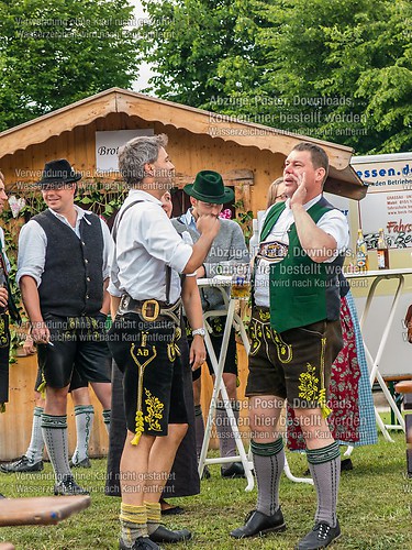 Gartenfest 2014 der Musikkapelle Wössen im Kurpark Unterwössen