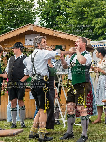 Gartenfest 2014 der Musikkapelle Wössen im Kurpark Unterwössen