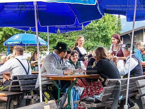 Gartenfest 2014 der Musikkapelle Wössen im Kurpark Unterwössen