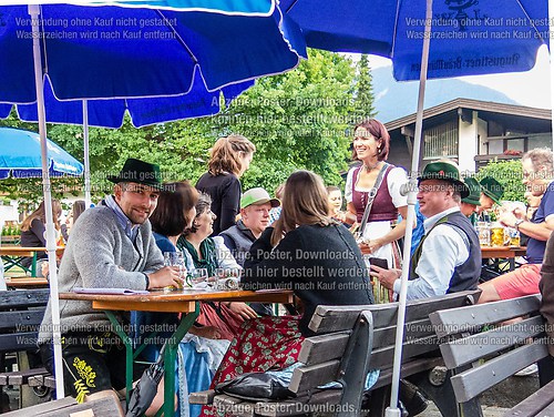 Gartenfest 2014 der Musikkapelle Wössen im Kurpark Unterwössen