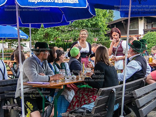 Gartenfest 2014 der Musikkapelle Wössen im Kurpark Unterwössen