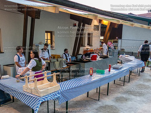 Gartenfest 2014 der Musikkapelle Wössen im Kurpark Unterwössen