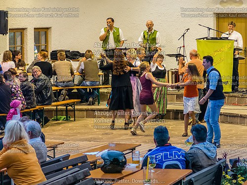 Gartenfest 2014 der Musikkapelle Wössen im Kurpark Unterwössen